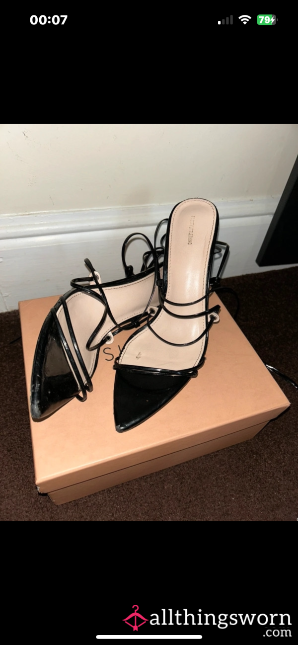 Black Stiletto Heels
