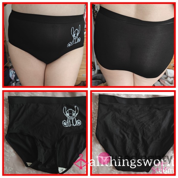Black Stitch Knickers