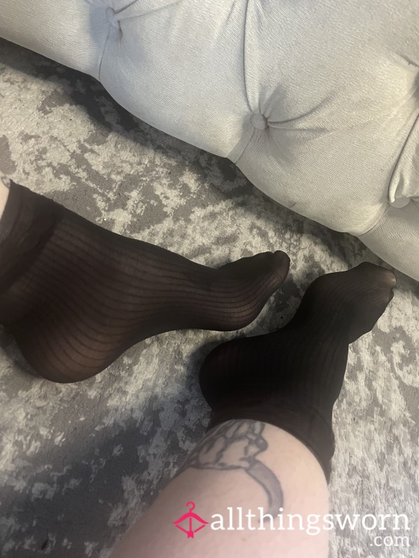 Black Stocking Material Socks