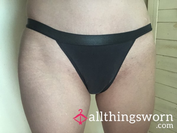 Black With Thin Strap Sides Panties