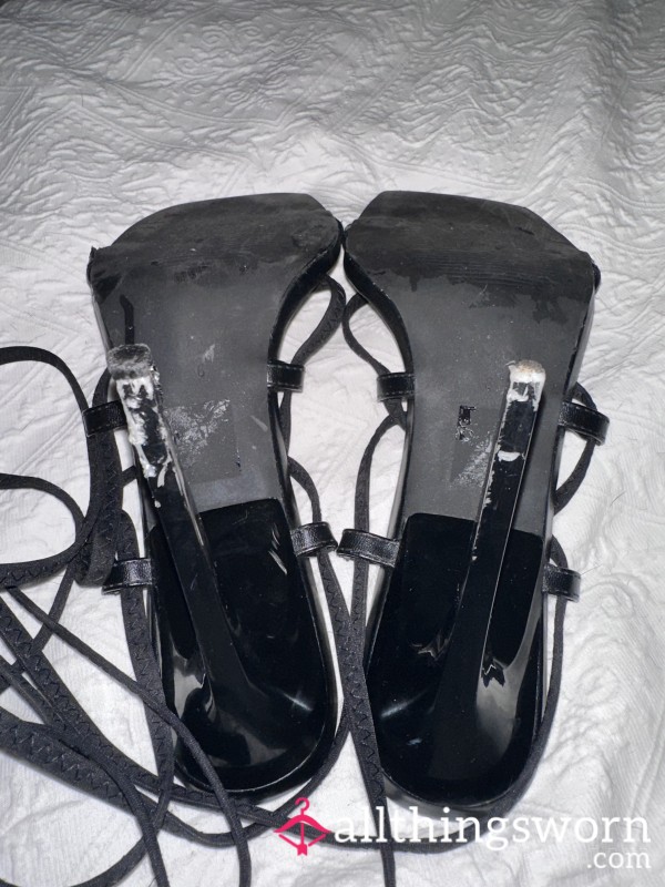 Black Strappy Heels