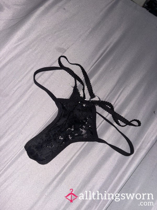 SOLD❌ BLACK STRAPPY THONG
