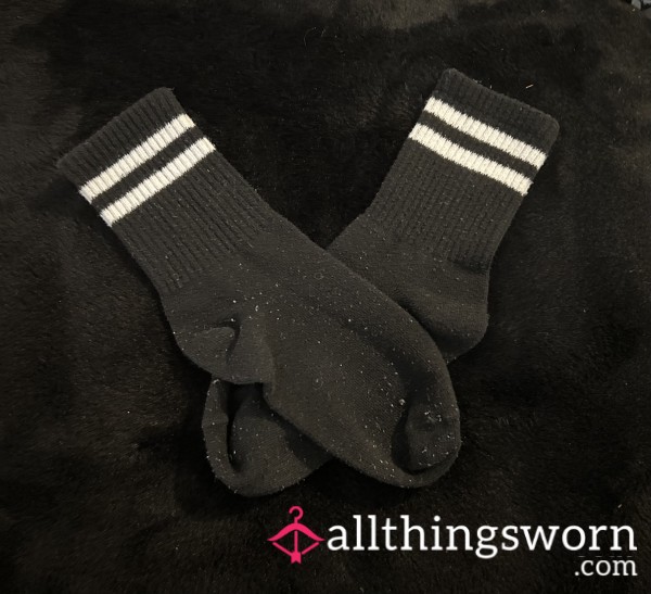 Black Stripe Socks 🖤