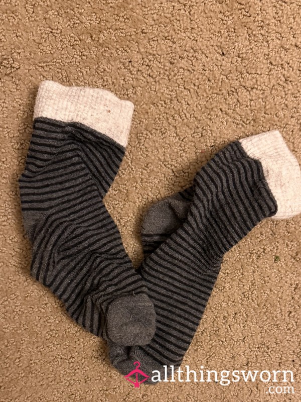 Black Stripe Socks