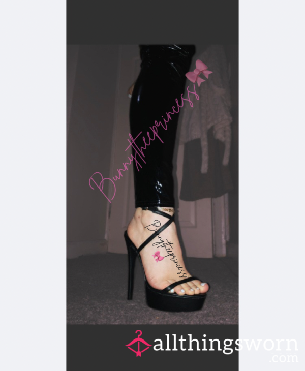 Black Stripping Heels😈🤑