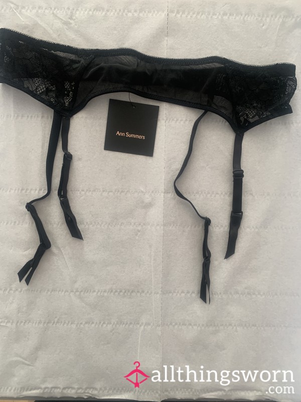 Black Suspender Belt. Never Worn. Will Wear Once Before Purchase