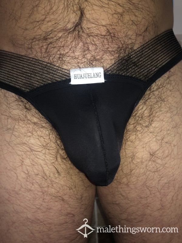 Black Tanga Brief