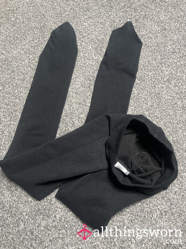 Black Thick Tights Worn To Order 🖤 Custom Order And Add Ons Available!