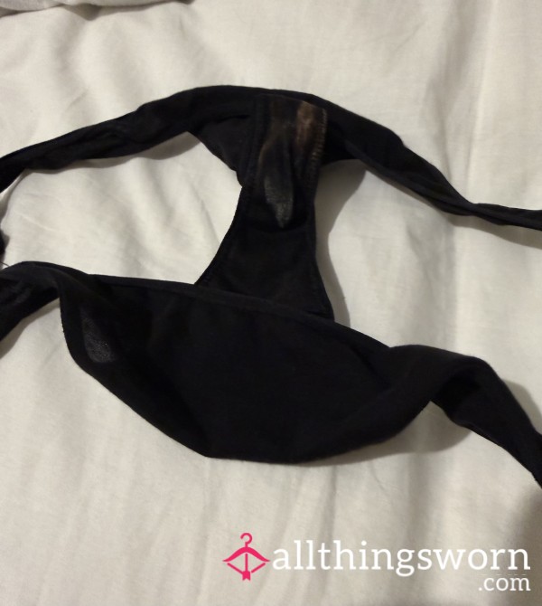 Black Thong With 24hour Wear 👀