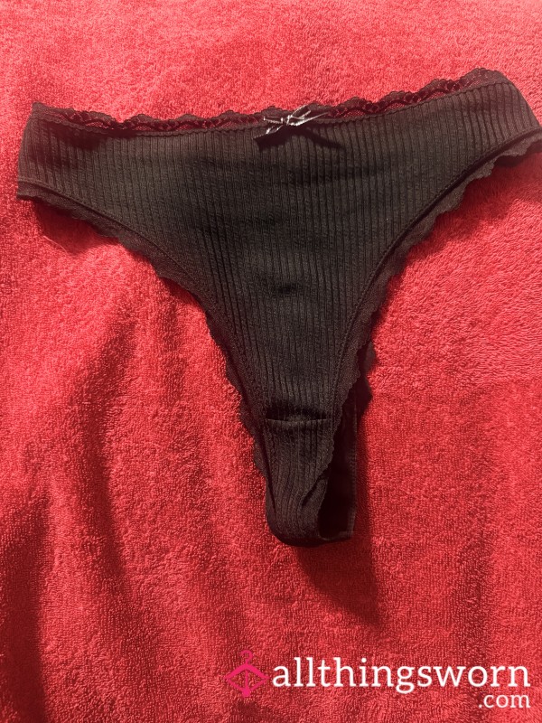 Black Thong