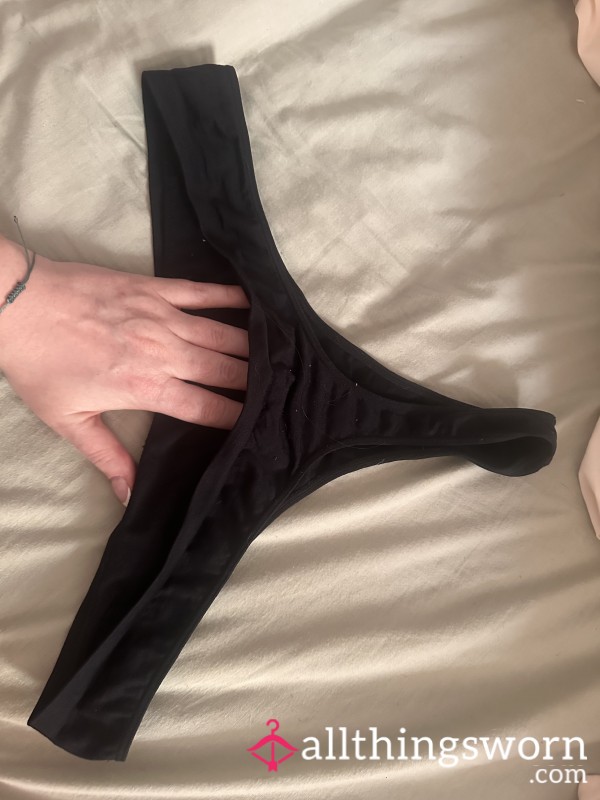 Thong Fetish: Black Thong