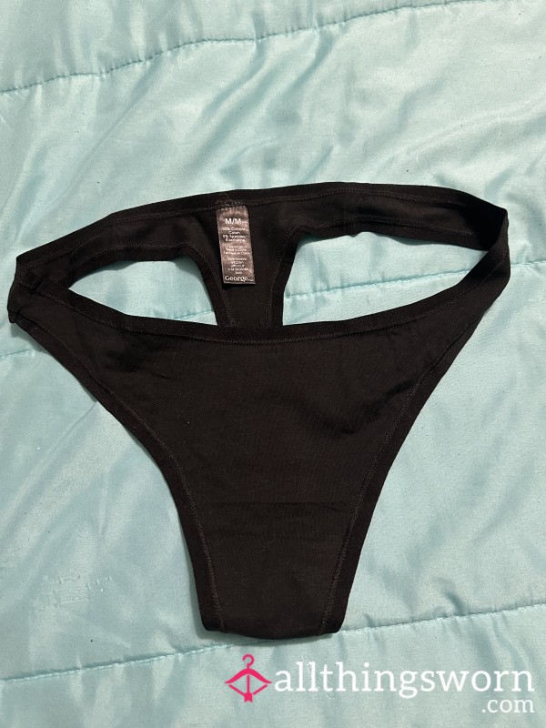 Black Thong 24 Hour Wear
