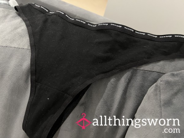 Black Thong