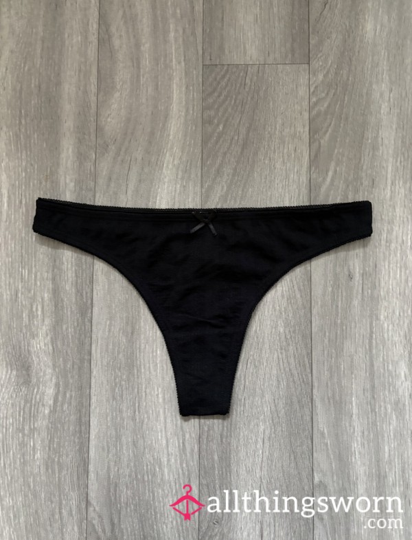 Black Thong