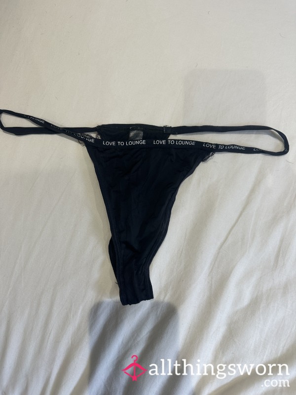 Black Thong
