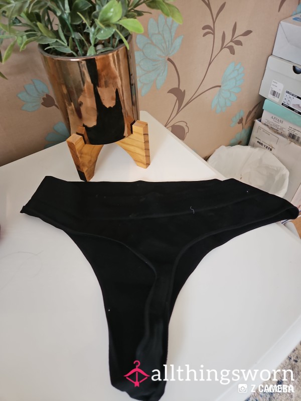 Black Thong Can Be Worn  Upto 48hrs No Wipe If Preferred