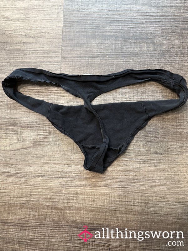 Black Thong 🖤 Can Customize Wear Time And Fun💋💋💦 Just Let Me Know!
