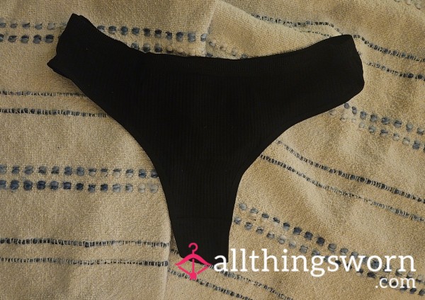 Black Thong Extra Large