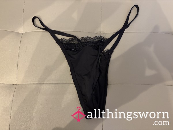 Black Thong – I’ll Wear It All Day Just For You
