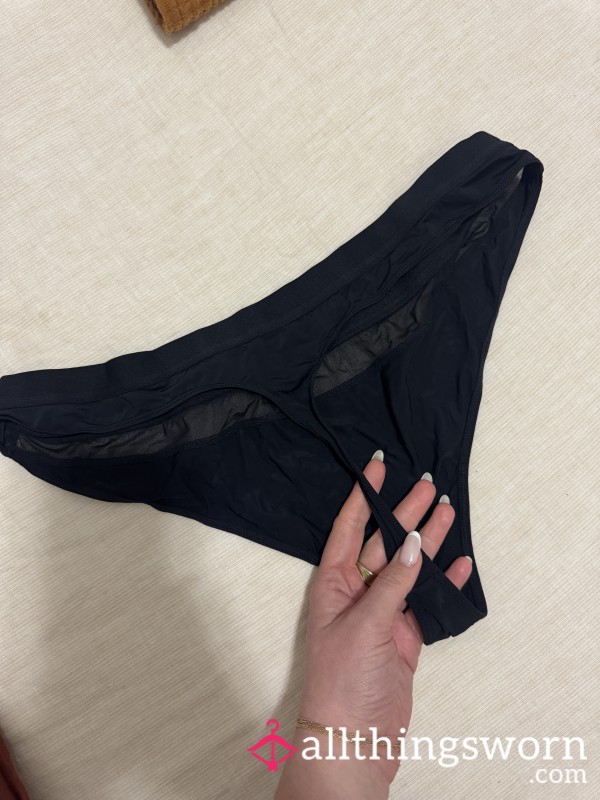 Black Thong Ready To Wear For You