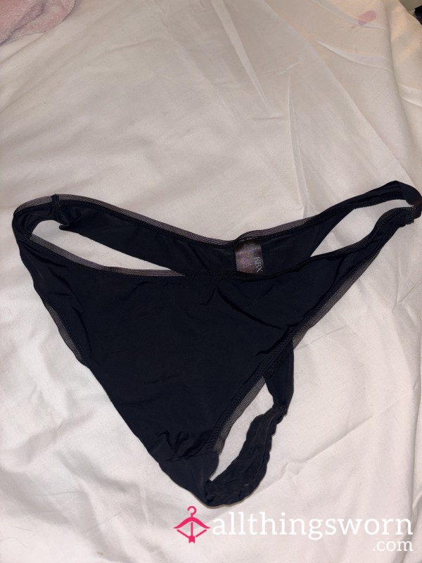 Black Thong Up For Grabs