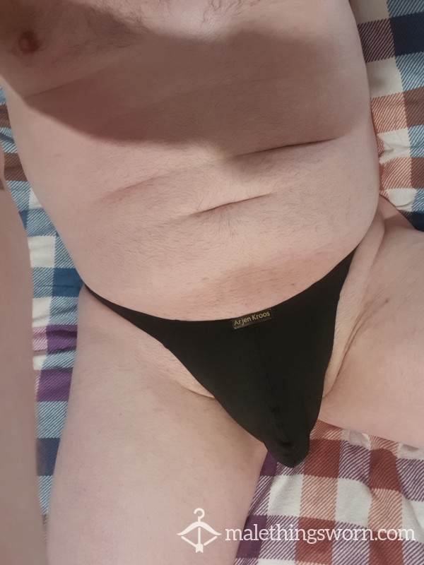 Black Thong Used In Camming