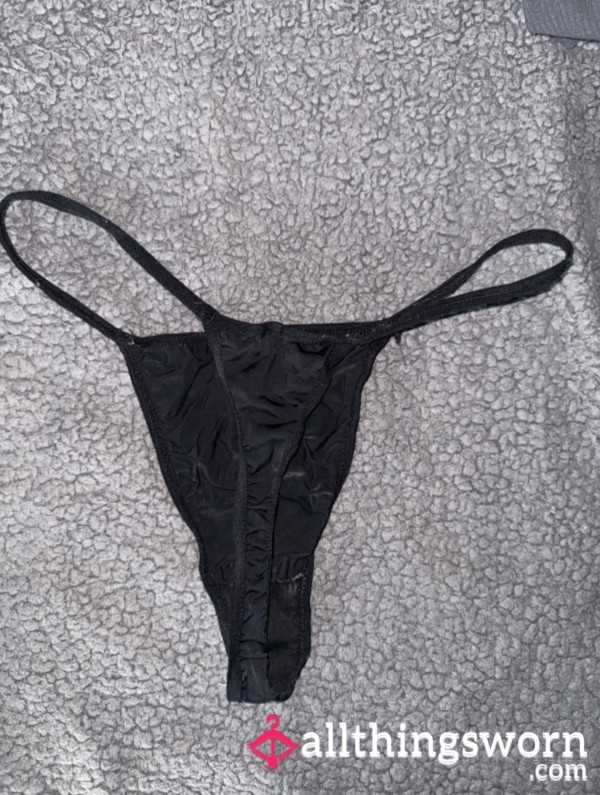 Black Thong Worn One Day