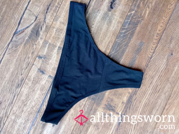 Black Thong – Worn Exclusively For You