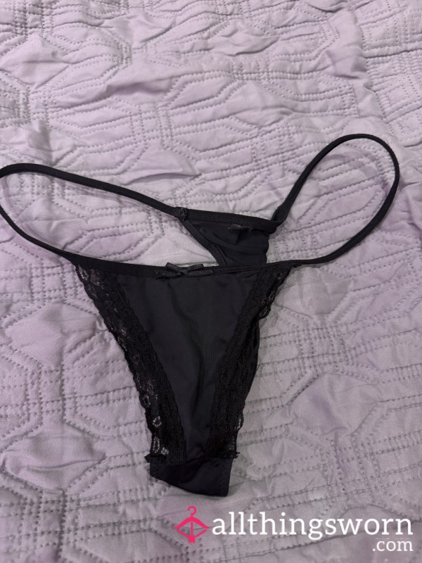Black Thong Worn For A 6k Run