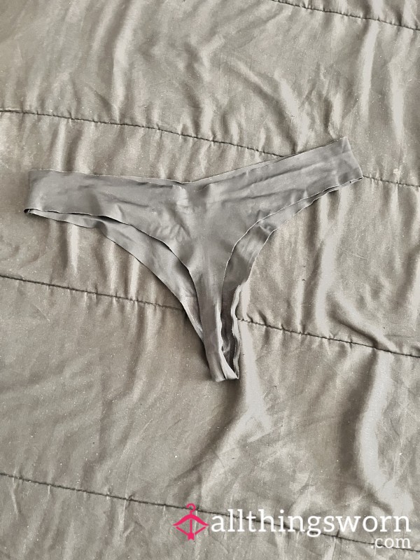 Black Thong... Worn To Order. Size Medium