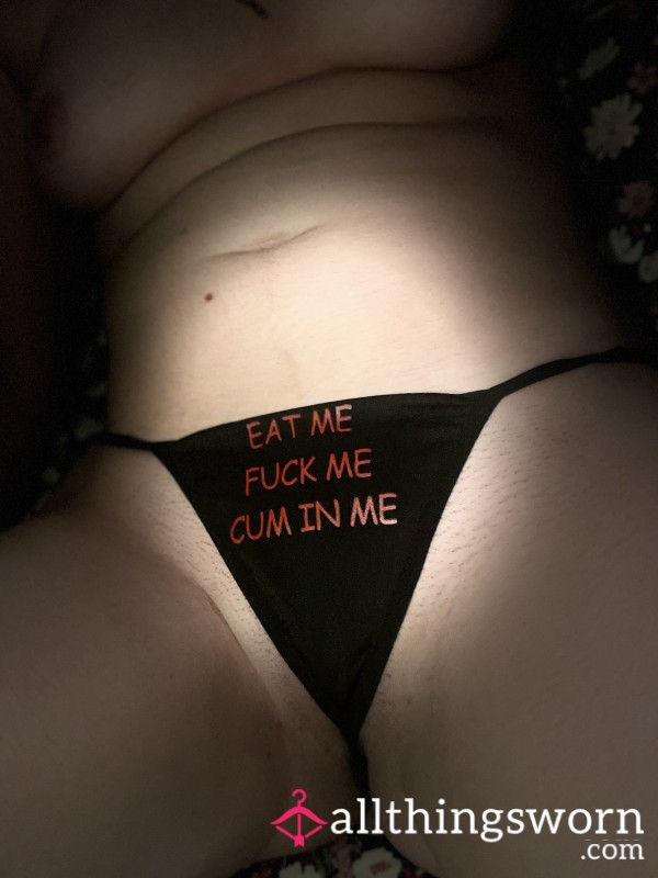 Black Thongs