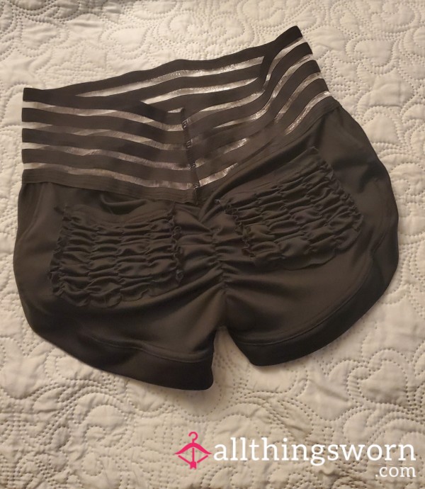 Black Tight And Super Short.