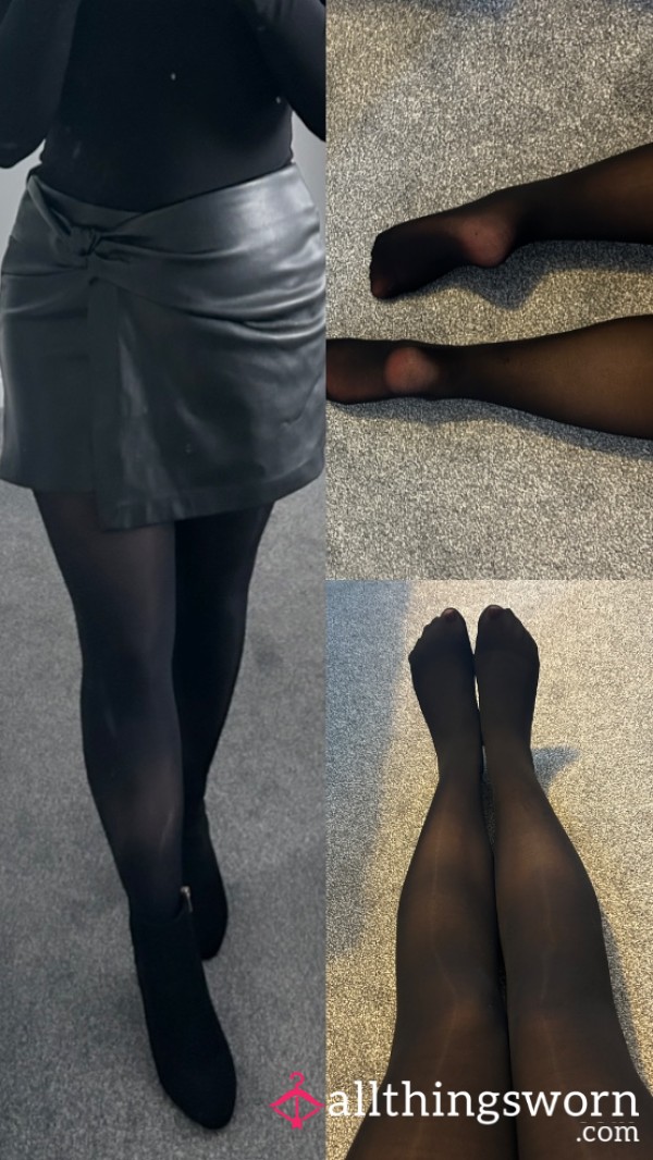 Black Tights - How Long Do You Want Me To Wear Them For? What Do You Want Me To Do In Them? What Are You Going To Do To Them 😉