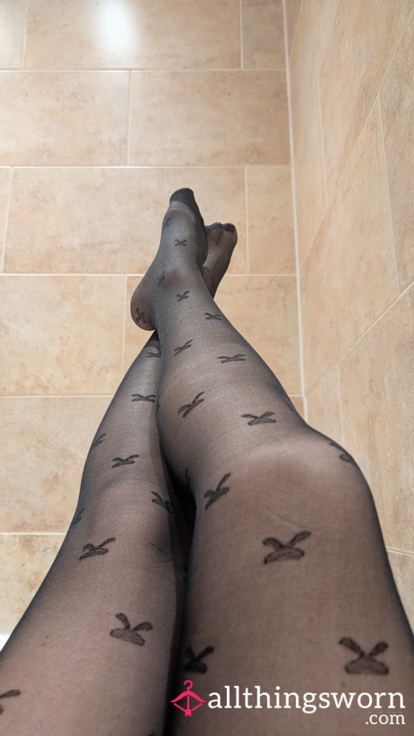 Black Tights With Bows 🎀