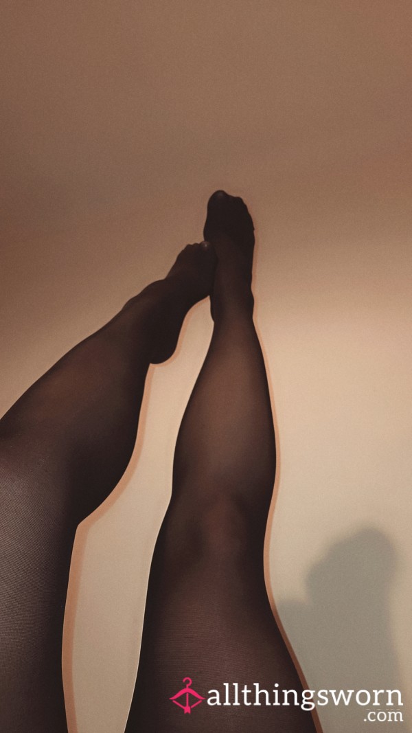 Black Tights 😈 Worn As Per Your Request 🔥