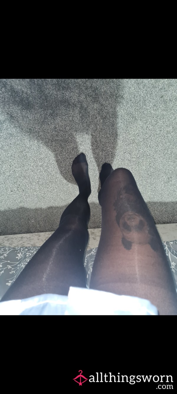 Black Tights Worn For 12 Hours