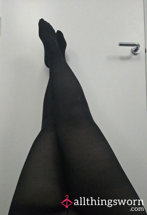Black Tights – Worn Just For You 👠🖤