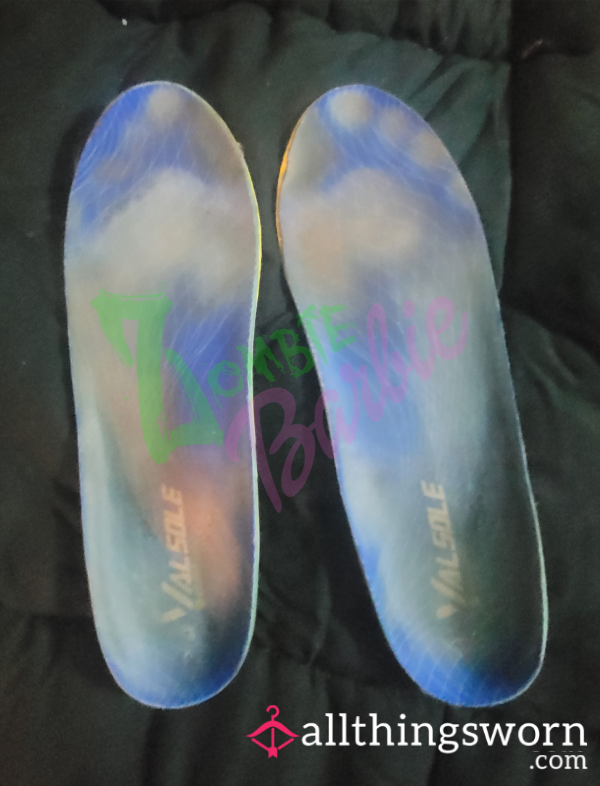 Black Toe Print Insoles