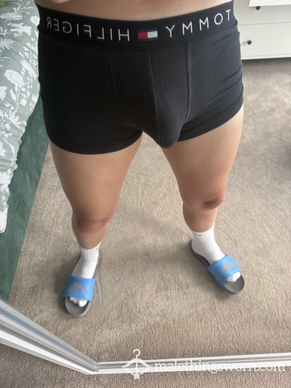 Black Tommy Boxers - 18yo Chav Lad