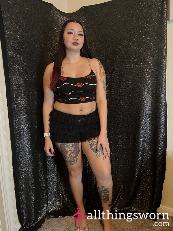 Black Top With Chains