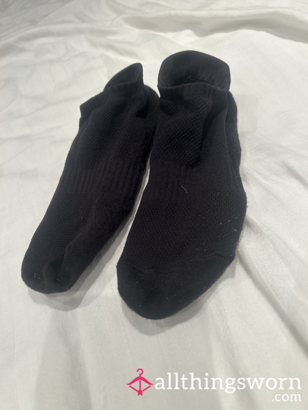 Black Trainer Socks 3 Days Wear