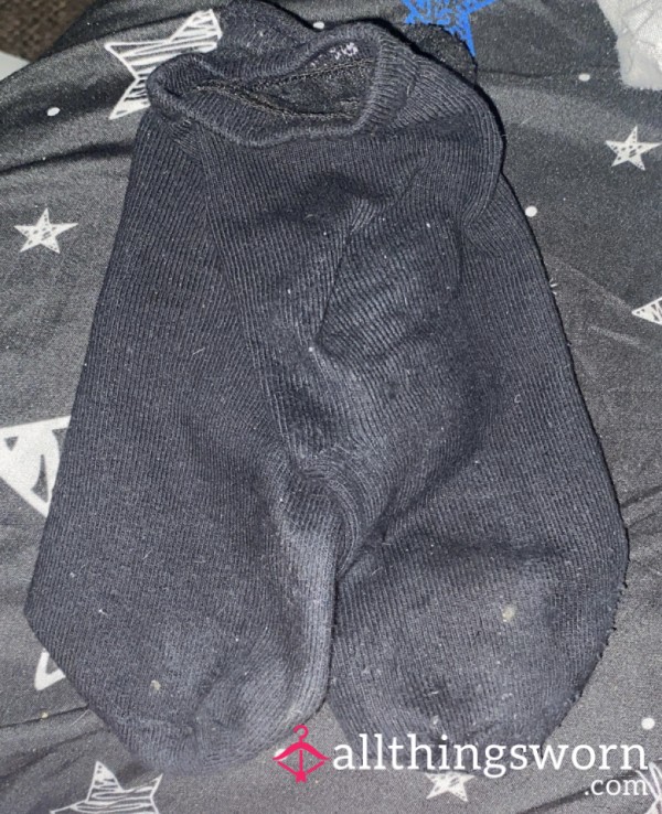 Black Trainer Socks
