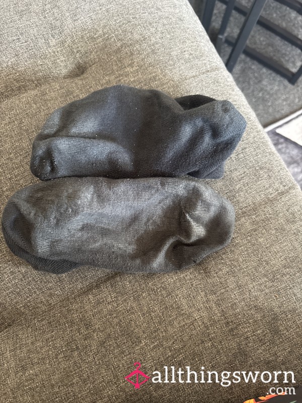 Black Trainer Socks