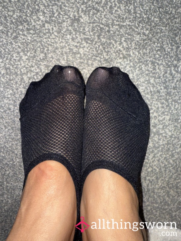 Black Trainer Socks 🖤