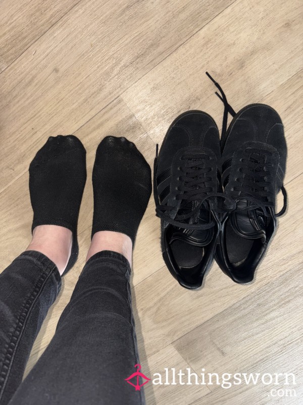 Black Trainer Socks