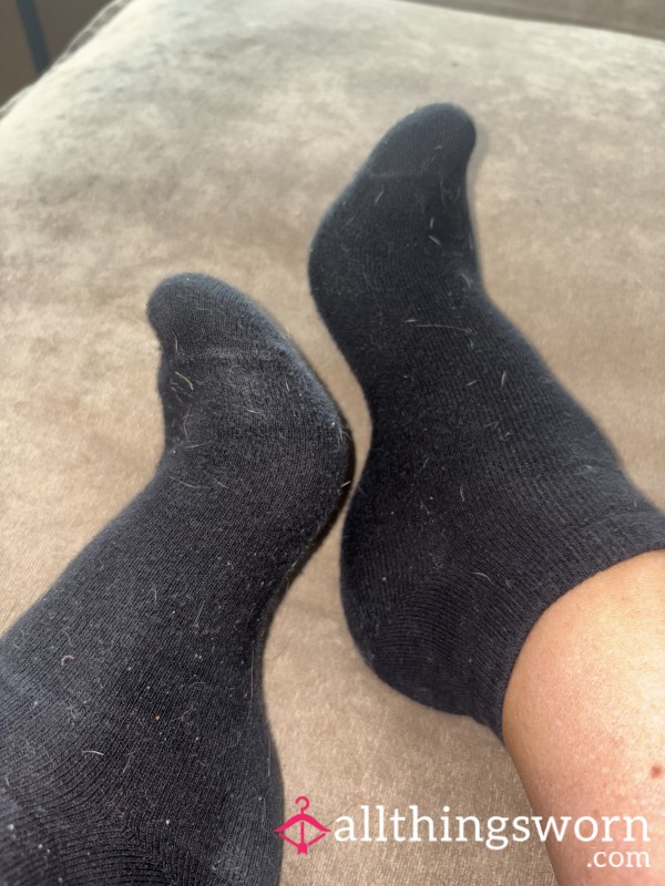 Black Trainer Socks