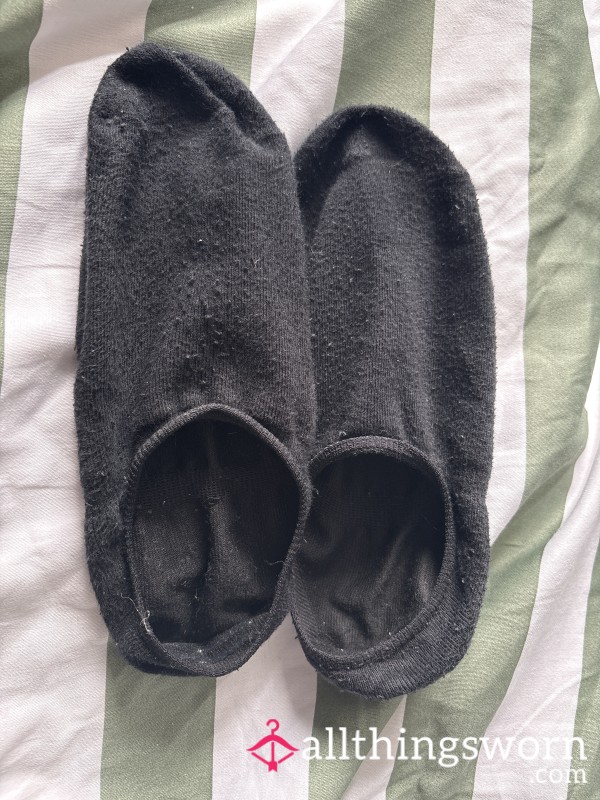 Black Trainer Socks