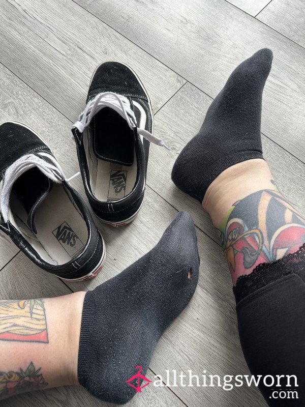 Black Trainer Socks - All Day Wear