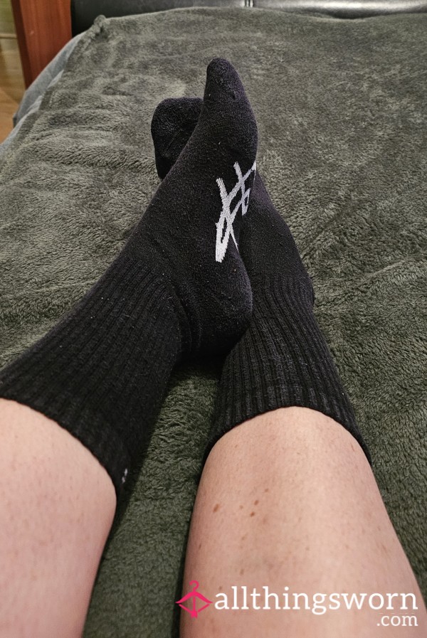 Black Trainers Socks