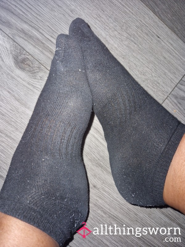 Black Trainers Socks